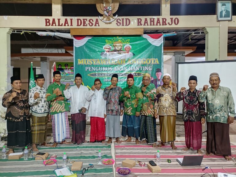 Perkuat Pilar Nahdlatul Ulama, NU Sidoraharjo Membentuk Pengurus Anak Ranting