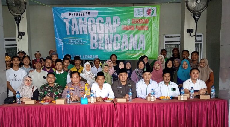 LPBI NU Kedamean Gresik Gelar Pelatihan Tanggap Bencana Bersama BPBD Gresik