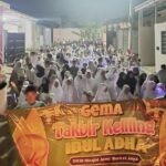 Semarak Idul Adha, Ratusan Anak Perum GKR Meriahkan Takbir Keliling dan Syiar Masjid Baru